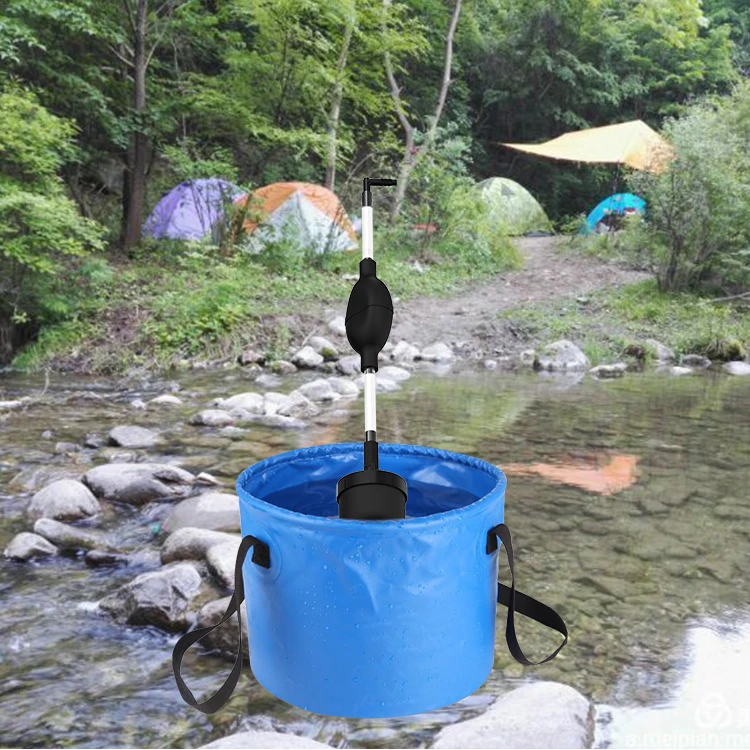 Sports hiking camping water purifier outdoor portable water purifier Hand-Powered Priming Pump