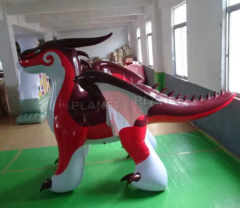 Giant Advertising Inflatable Cartoon PVC Dragon Model Toy Inflatable Dragon For Sale