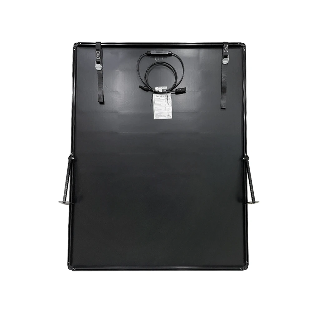 Brackets mounted 200W Monocrystalline Panels 40cells Lightweight Semi Flexible Solar Panel with Microinverter for Balcony System