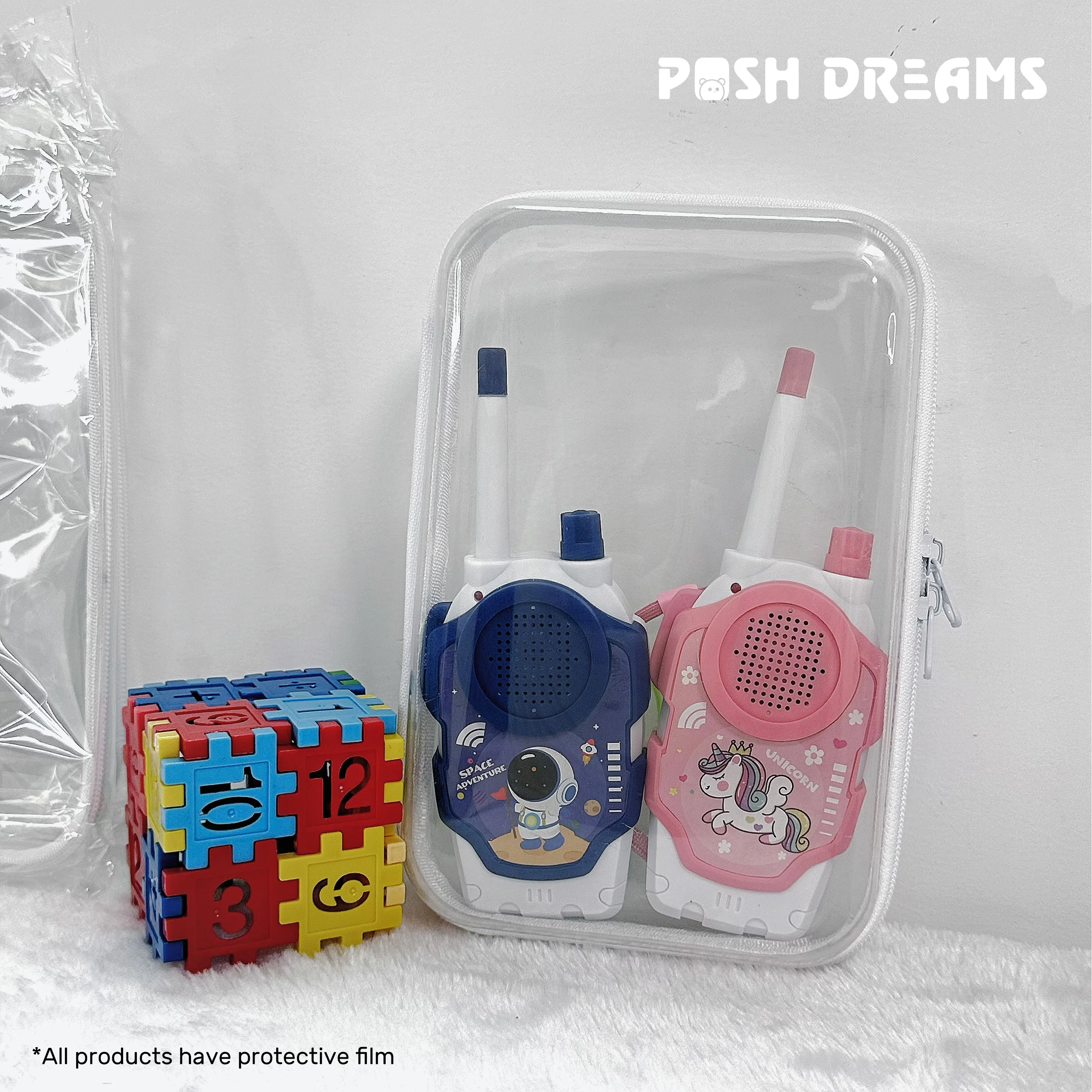 POSH DREAMS multifunctional zipper closure environmentally friendly material box safe and durable handmade storage storage bin