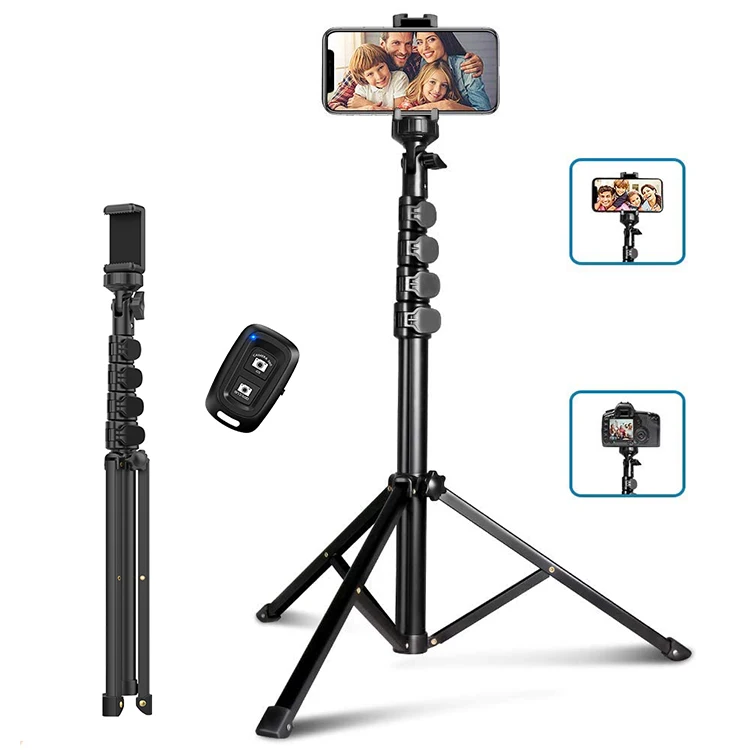 Phone Selfie Stick Tripod Stand and remote control for Youtube Video Live Photo Studio Photography Tripod For phone Camera