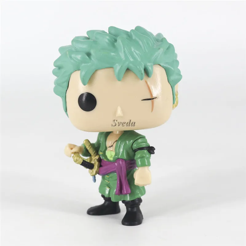 Sromda Anime Funk POP ONE PIECED #327 Roronoa Zoro #100 Ace  #101 Law Action figure PVC Figure Collection Model Toy