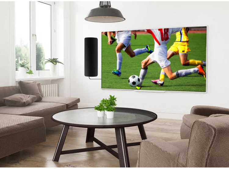 High Quality Long Range Indoor Outdoor HDTV Digital Signal Amplifier HD TV Antenna Support 4K 1080p