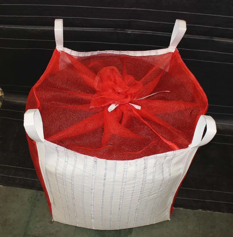 manufacturers wholesale waterproof big 1 ton 1000kg pp woven jumbo plastic fibc big bag