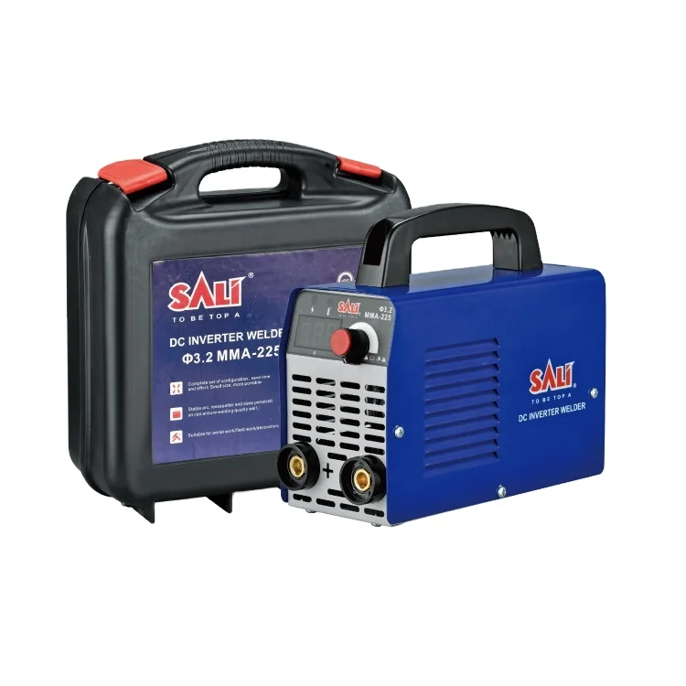 SALI MMA-225 Factory Direct Sales Arc Electric DC Inverter Welder Construction 1pcs/ Box Manufacture Steel Advanced Steel Blue