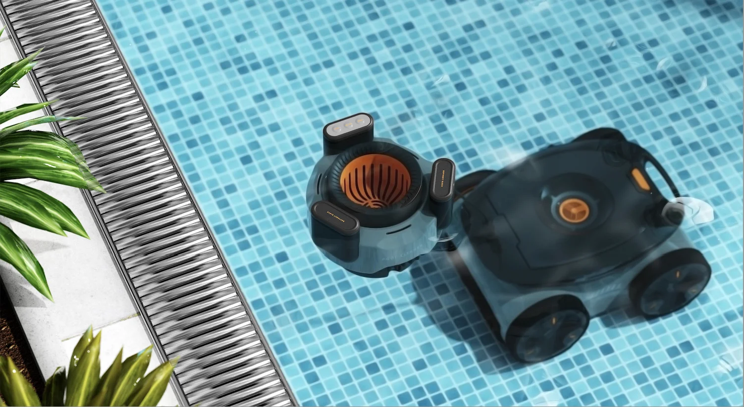 2024 automatic swimming pool cleaning machine automatic wireless pool cleaner robot machine for pool