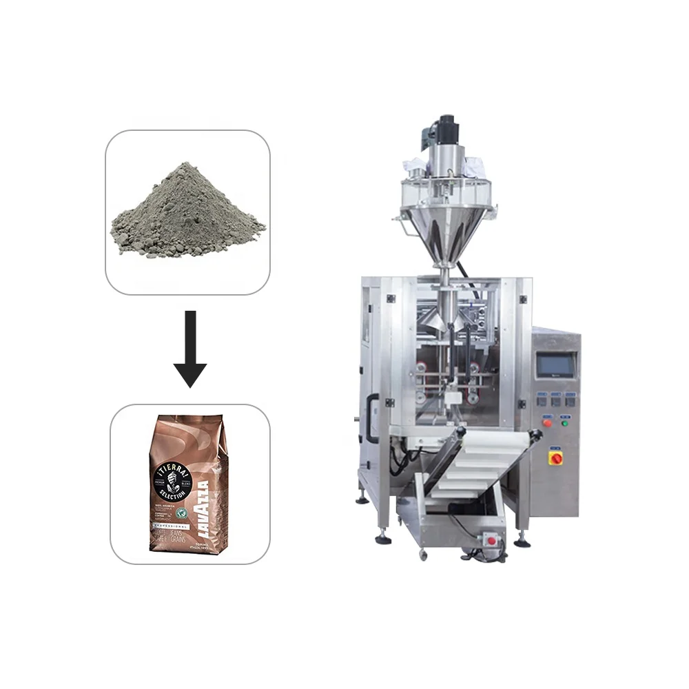 High Speed Automatic Vertical Milk Coffee Corn Spice Wheat Chilli Curry Flour Pack Filling Powder Bag Packing Machine