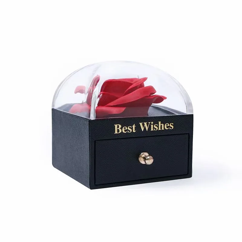 2024 Hot Custom Square Flower Box Florist Packing Gift Box With Lid Weeding Party Gifts For Guests Flower Bouquet Package