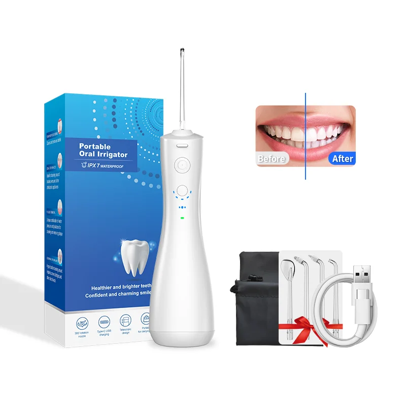 Jet Dental Electric Oral Irrigator Professional 250ml China Teeth Cordless Rechargeable Water Flosser