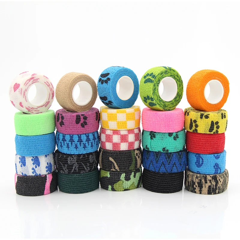 Самоклеящаяся лента для спорта, запястья, лодыжки, 1 дюйм х 5 ярдов, 24 шт.