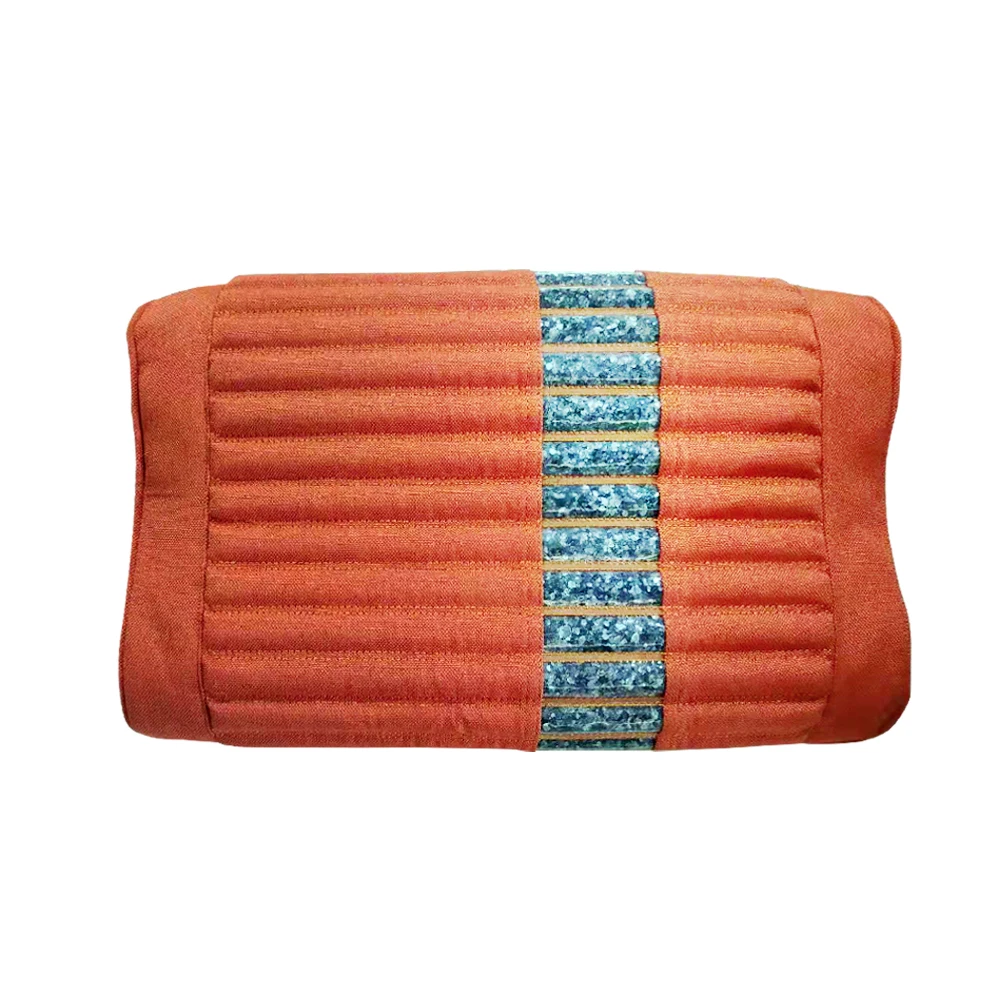 
 Новые товары, подушка для шейного отдела позвоночника, медицинская реабилитация, многофункциональная турмалиновая анионовая Массажная терапевтическая фиолетовая подушка  