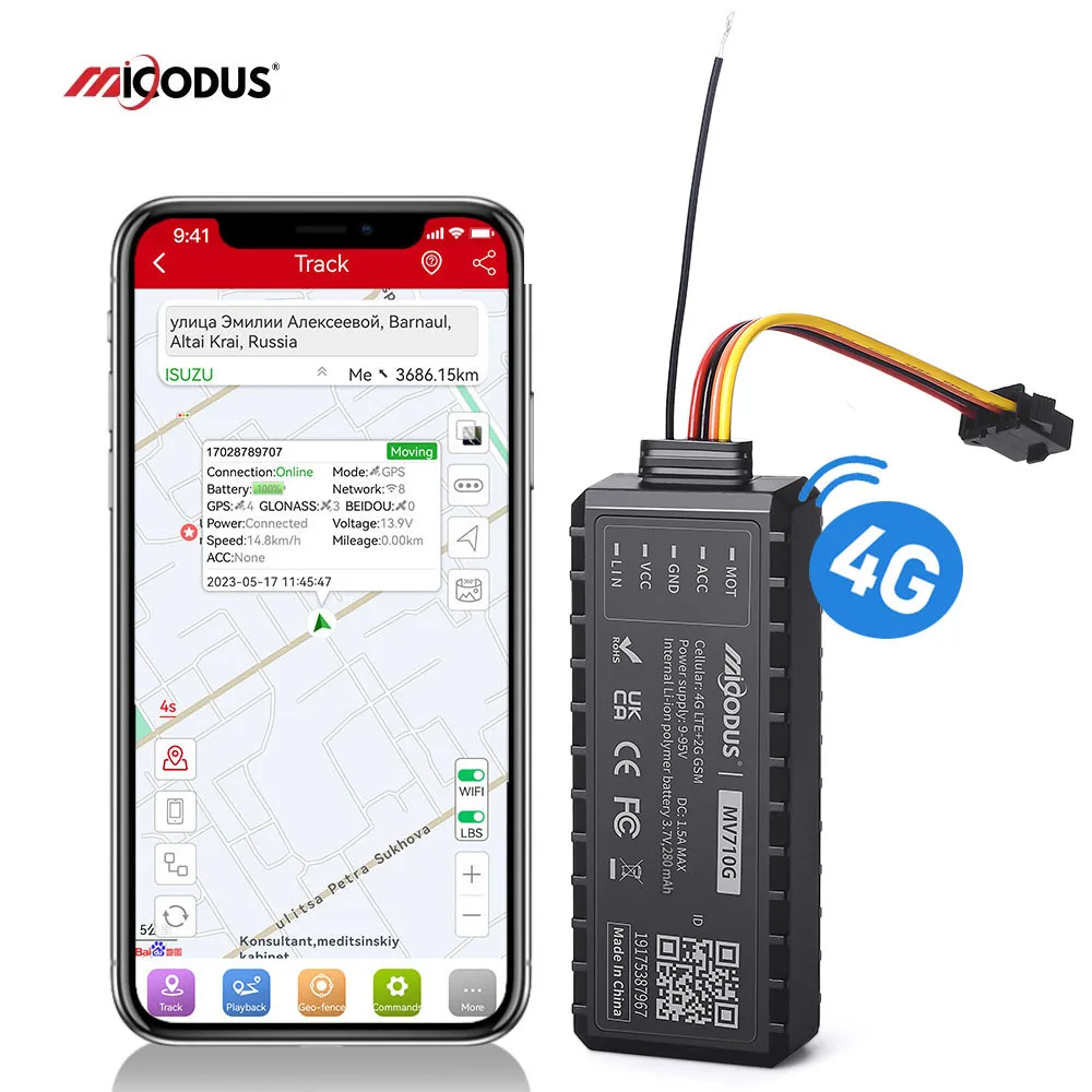 Хорошая цена устройство слежения за флотом Gps Micodus MV710G J16 Rastreador 4G онлайн Sim-карты трекер для автомобиля остановить двигатель