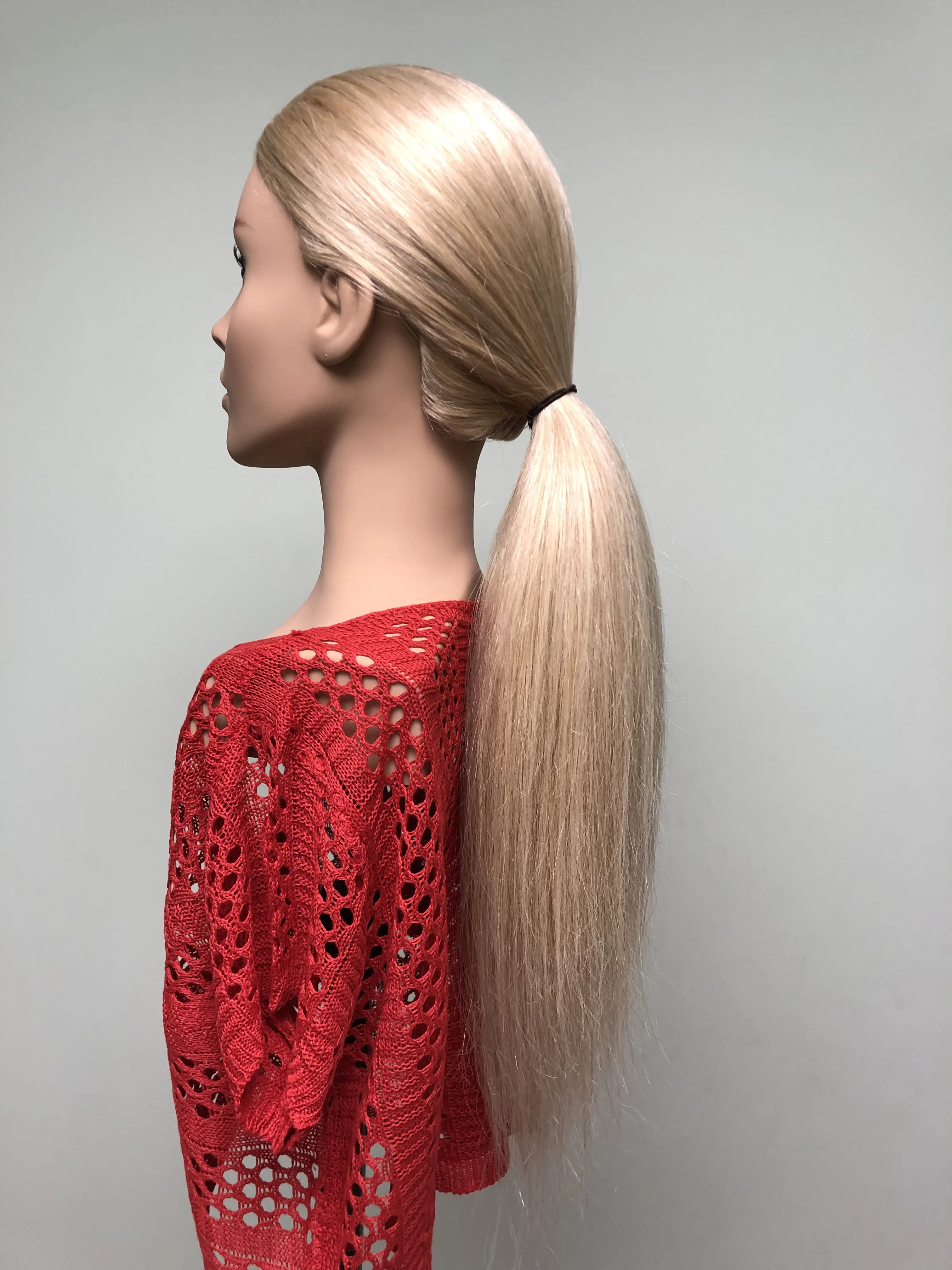 Europe face woman bridal shoulder human hair mannequin training head  mannequin head with hair for  academy school