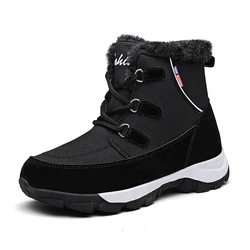 Outdoor Winter Durable Women Snow Boot Warm Mid-Calf Cotton Casual Girl Shoes