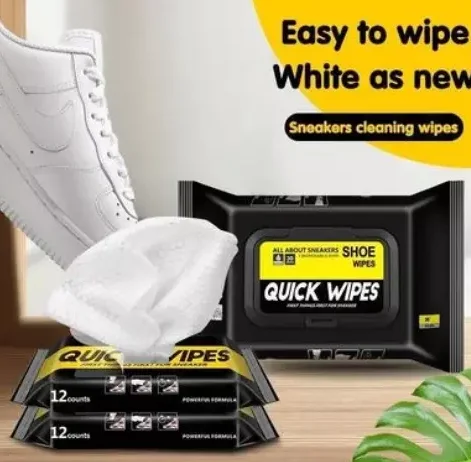 OEM Custom Travel Carry On Quick Wipes Shoe Cleaner Removes Dirt Duty Wet Cleaning Wipes Shoe Sneaker Wipes