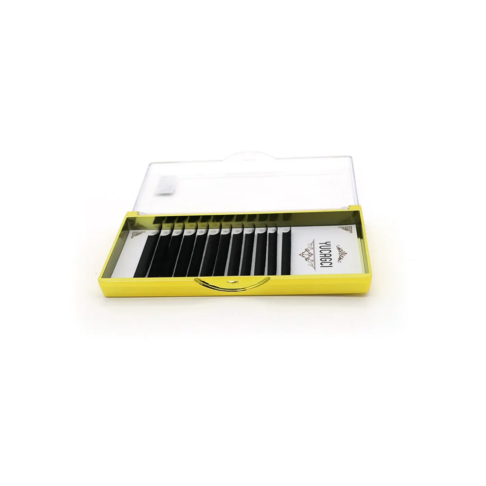 Eye Lash Extension Boxes Custom Logo Lash Tray Vendors Wholesale Korean Pbt Fiber Lash Extension