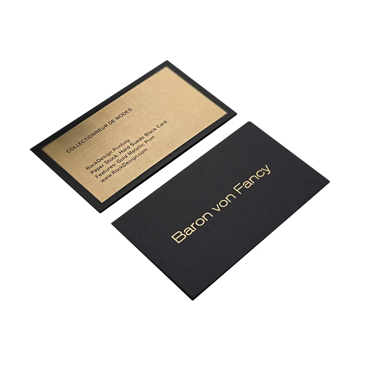  Custom Cheap Luxury beauty business cards gold foil spot uv