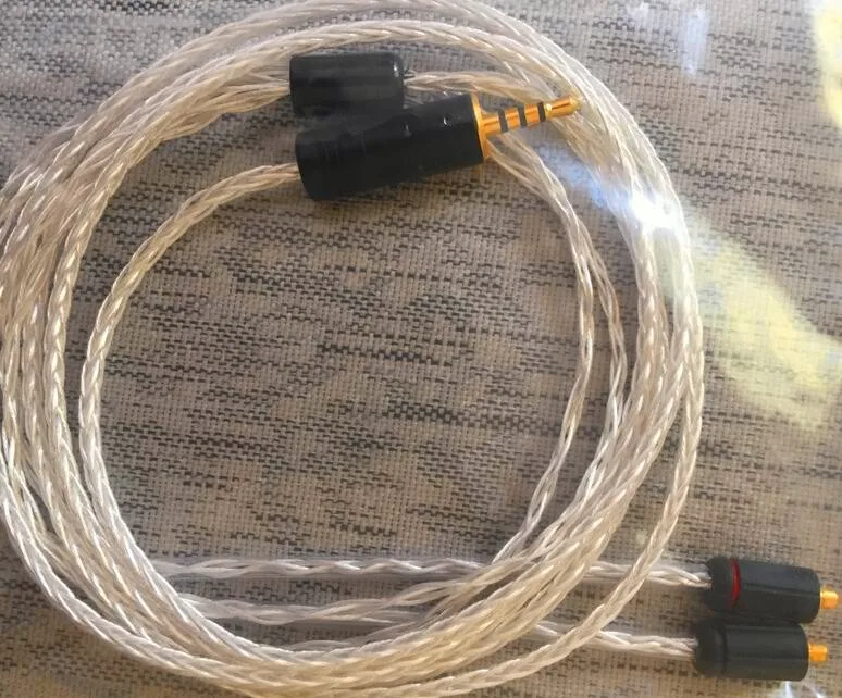 Silver copper alloy(SpCuAg) upgrade litz wire with TPU jacket in plum color/16cores/0.9mm