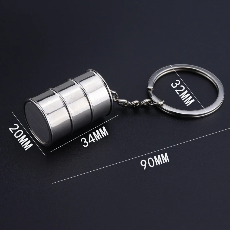 Wholesale Zinc alloy key chain Metal blank custom LOGO keychain for cars