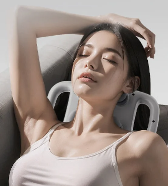 Multifunctional Muscle Relaxation Four-head Fascia Gun Professional Grade Lumbar Back Vibration Muscle Relaxation Massage Gun