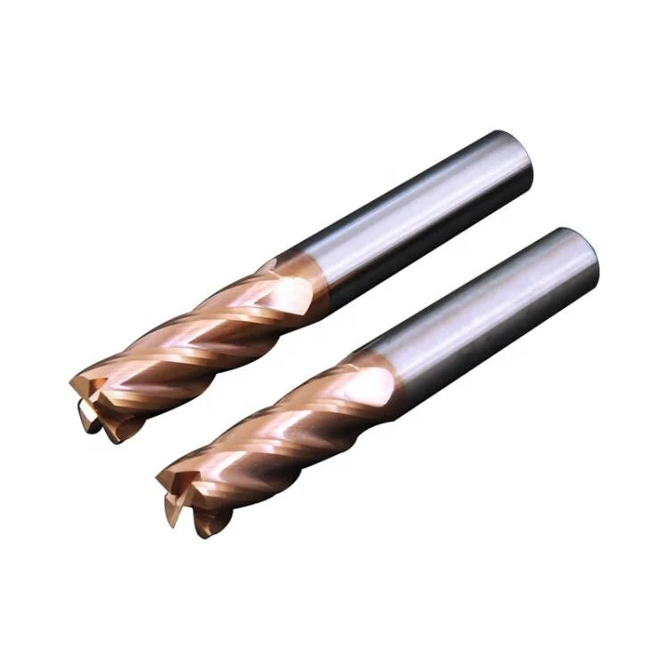 HRC60 Tungsten Carbide End Mill CNC Cutting Tools Flat Endmill Lathe Tool