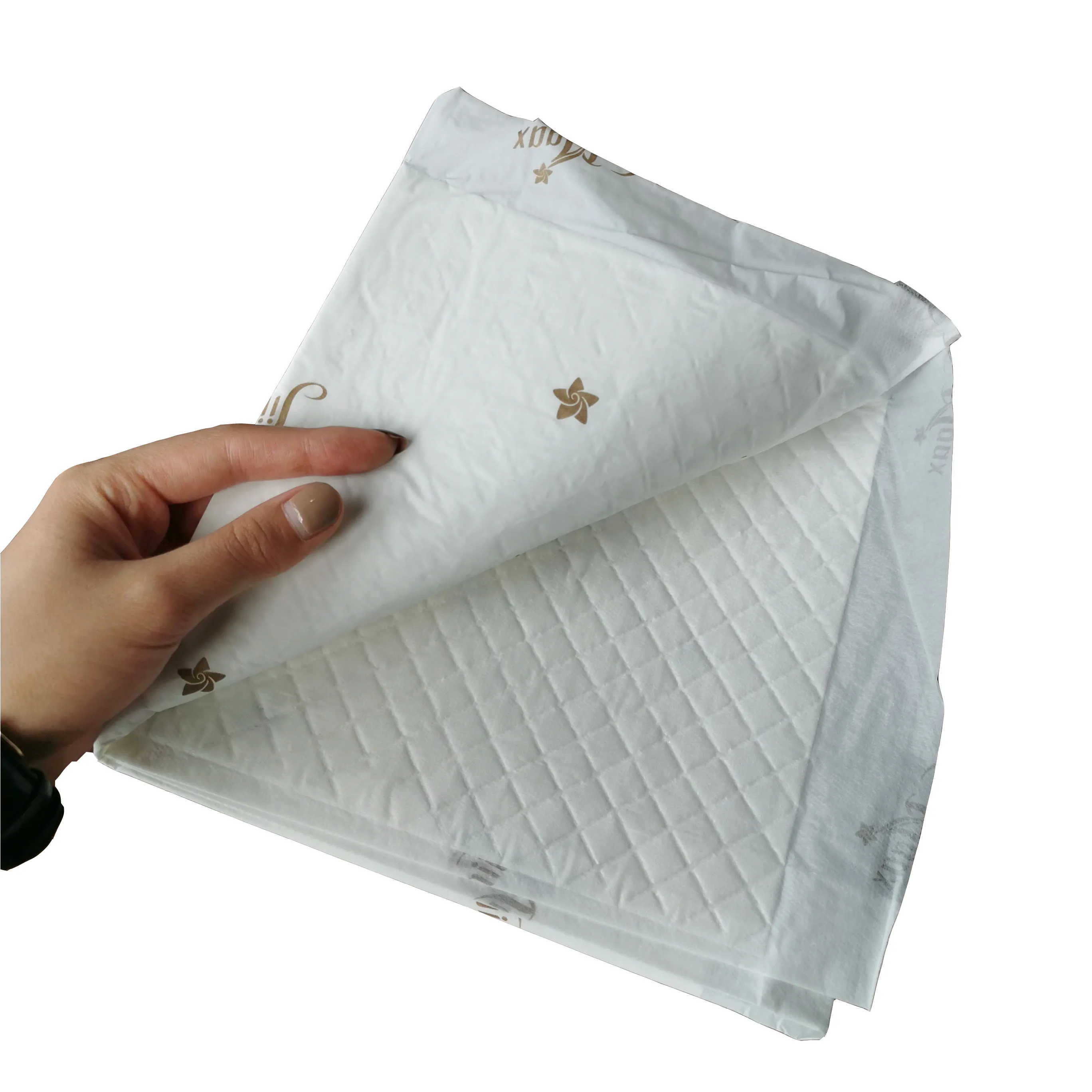 
High quality super absorbent incontinence adult under bed pad sheet 