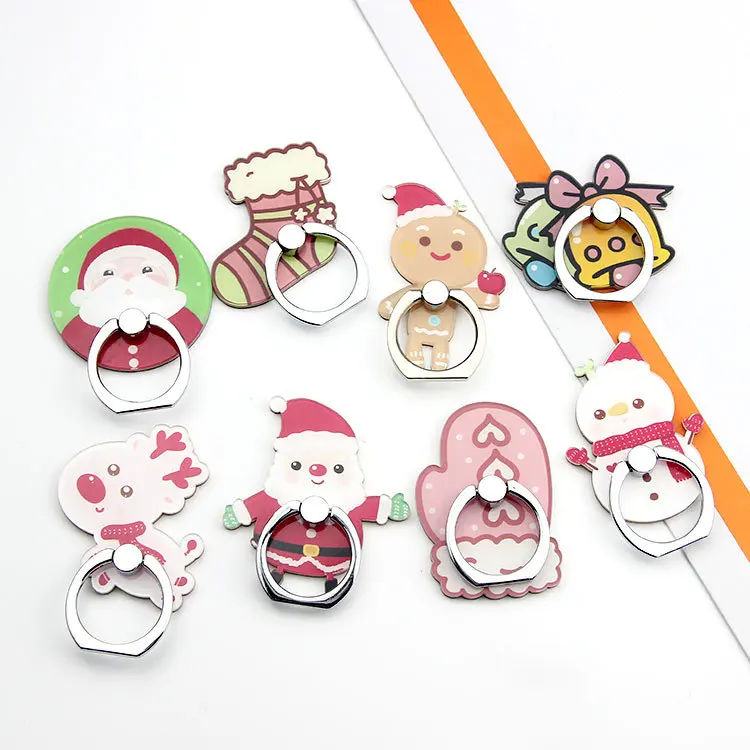 
Wholesaler cartoon acrylic material for iphone ring holder 
