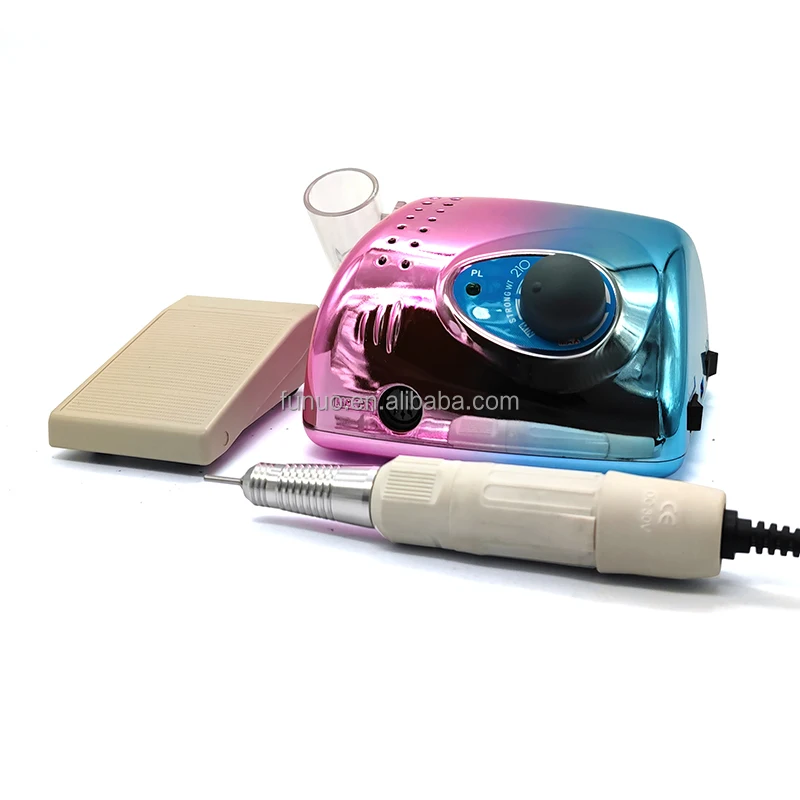 Professional Electric Acrylic Nail Drill Machine 35000 RPM Strong 210/120II white Original Portable Nail Drill Machine
