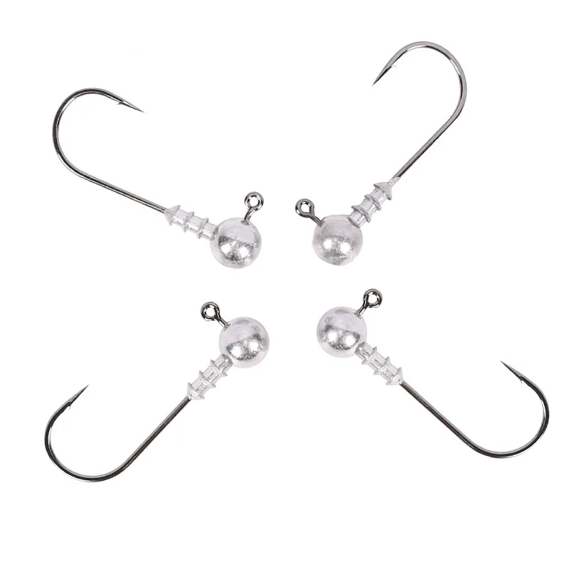 crank Jig head hook 3.5g 5g fishing hook lead Jig lure hard baits soft worm fishing tackle accessories