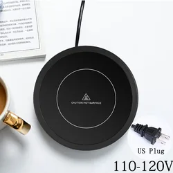 New 3 Temperature Setting Auto Shut Off Electric Beverage Cup Warmer Heating Coaster Plate Milk Tea Smart Coffee Mug Warmer