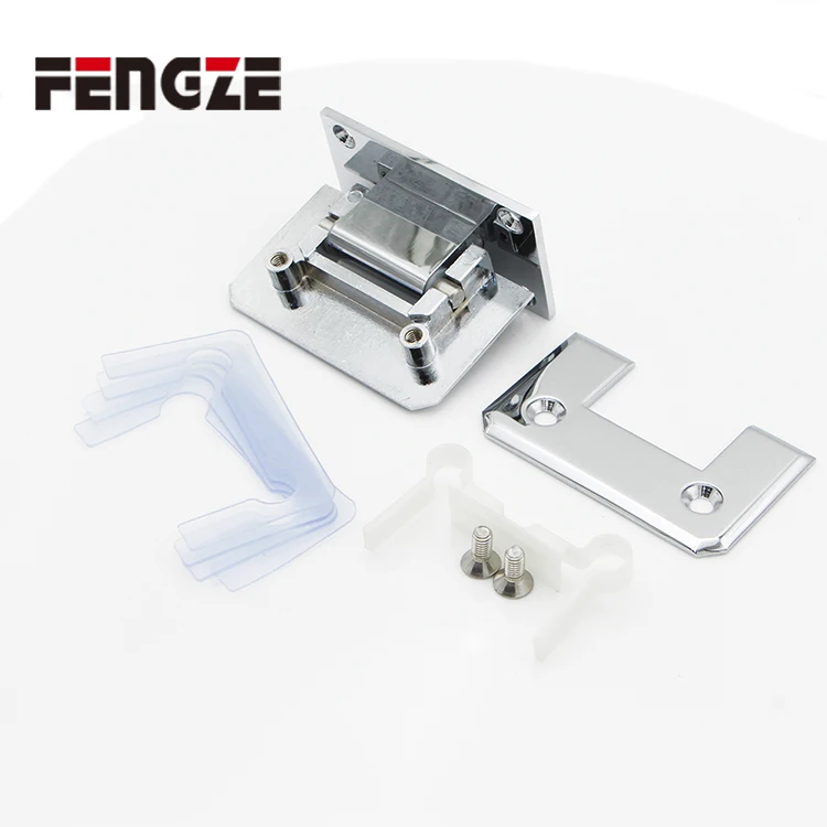 Fengze Stainless Steel Frameless Glass Door Pivot Screen Glass Shower Door Hinge Sliding Door Hardware