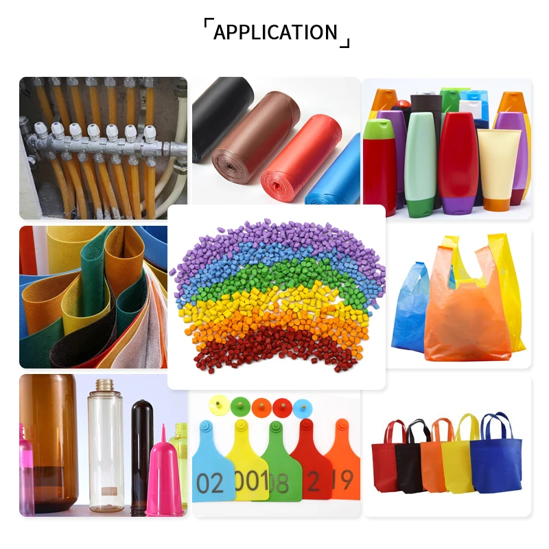 Chinese Factory Masterbatch PE PP EVA Plastic Masterbatch For Film/pipe/injection