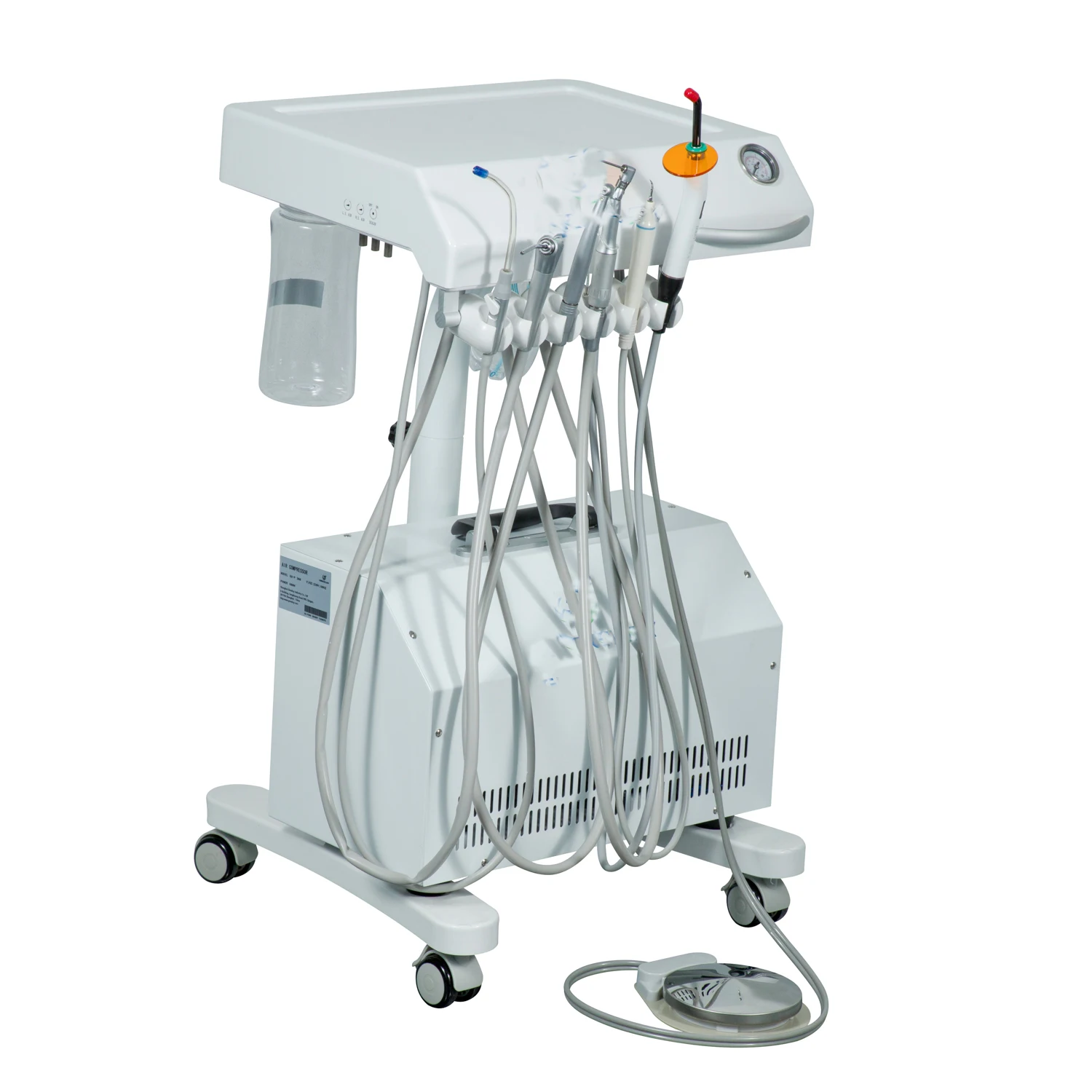 MT Medical Mobile Dental Machine Portable Mini Dental Delivery Cart Dental Portable Units Machine for Hospital Clinic