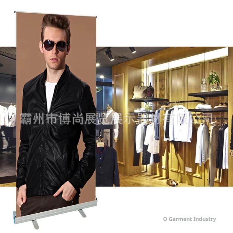Customization roll up custom logo 150sur200 76 cm roll up banner material roll up advertising banner stand rollup standee al