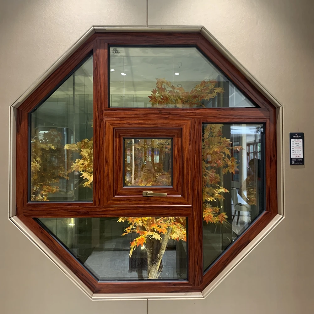 octagon sound proof aluminum awning window designs for homes