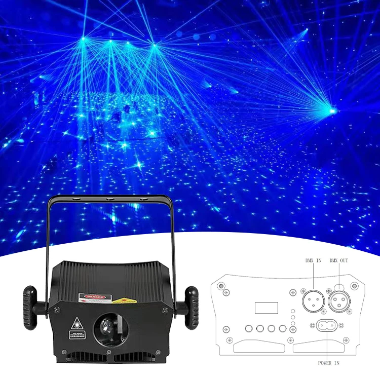 Dj Вечеринка dmx rgb Полноцветный низкие цены Рождественская звезда наружный комнатный лазерный сценический прожектор