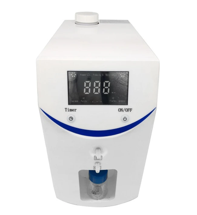 600ml hydrogen inhalation machine hydrogen inhaler SPE technology Pure water electrolysis