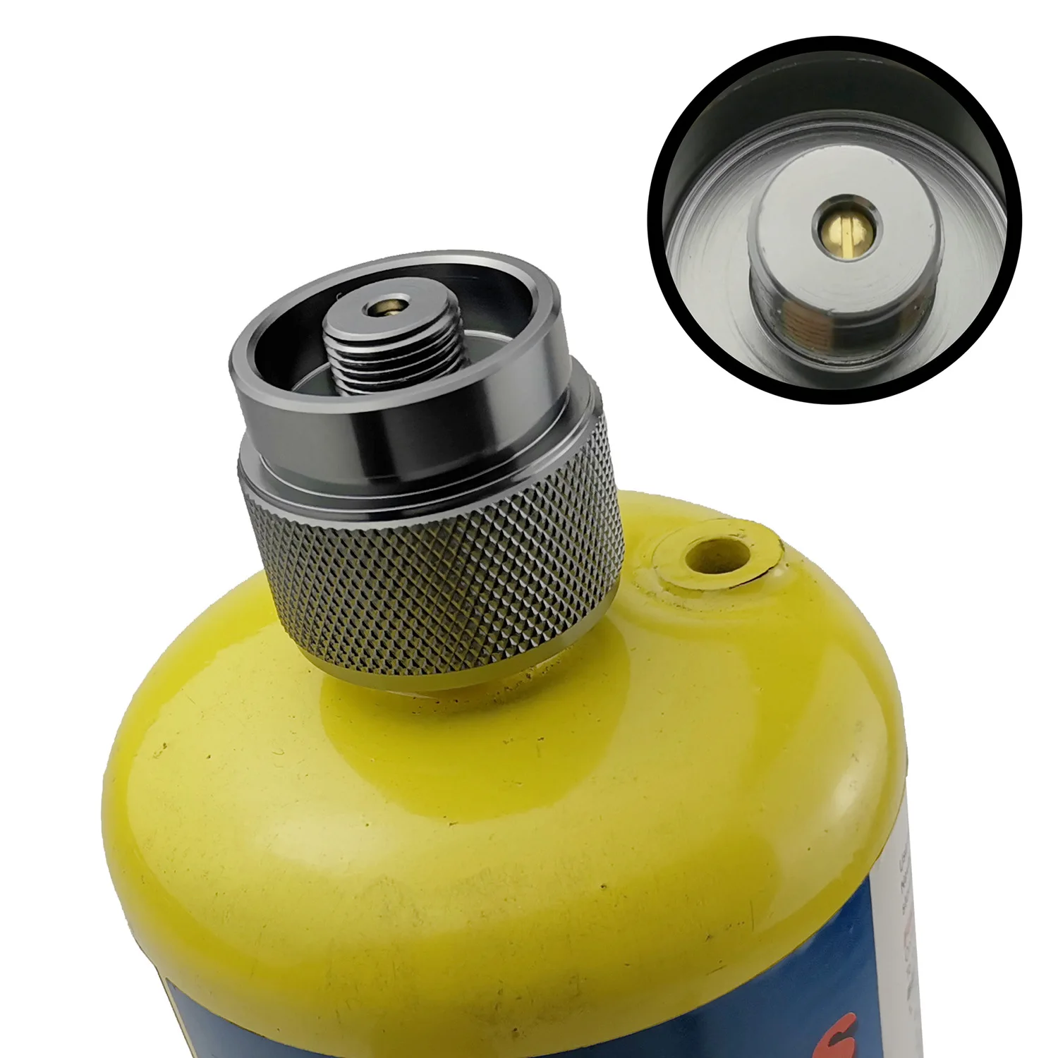 Gas stove adapter Small Camping Stove Adapter, Connector Gas Cartridge Tank Interface Use Connector