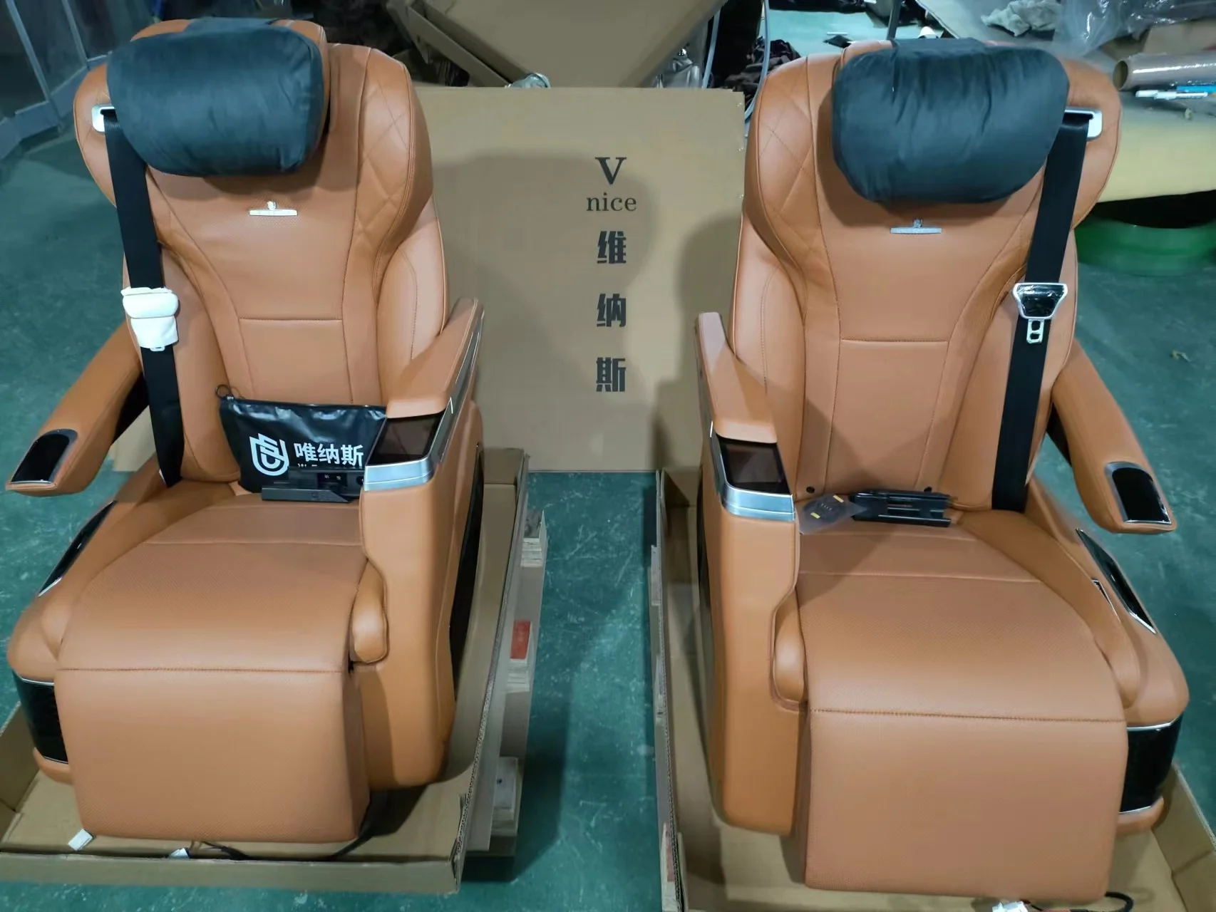 Auto Interior Upgrade New Leather Luxury Electric Van Seats for Benz Toyota Sienna Kia Carnival Aero & Sport Seat Model Vito