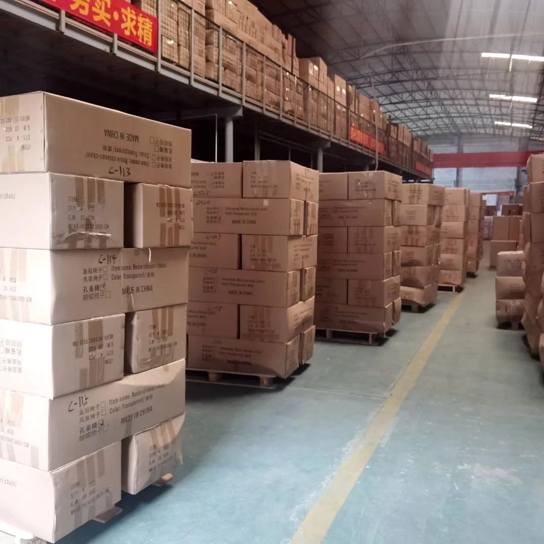 Wholesale Hotel Wedding Party Outdoor Banquet Clear Plastic Crystal Transparent Round Back Polycarbonate Acrylic Chiavari Chairs