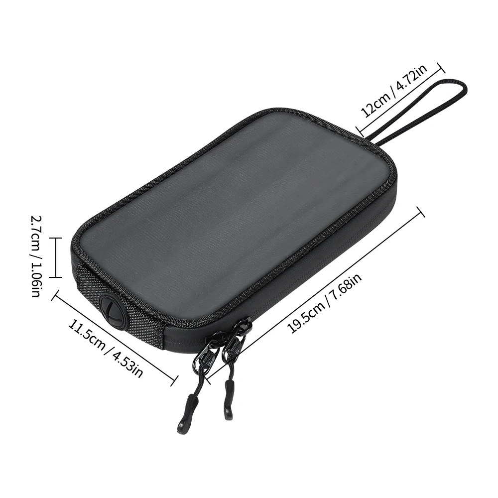 WOSAWE Black Motorcycle mobile phone navigation package  motorcycle fuel tank bag Magnetic Gas Tank Clear Bag For Cell Phone