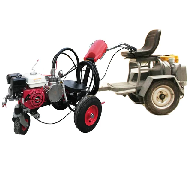 Powerful Engine Ride Type Automatic Paint Spray Hydraulic Airless Gun Road Marking Machine