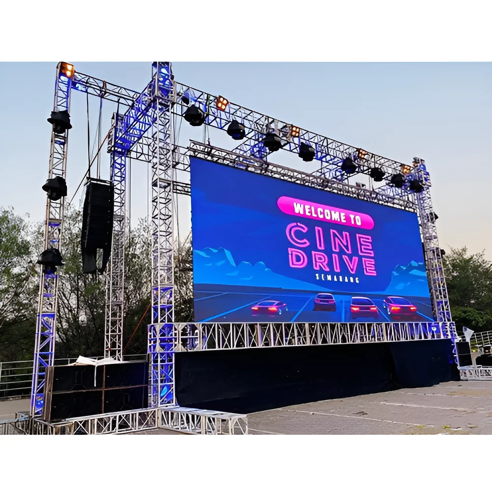 Waterproof Giant Led Screen P3 Stage Led Display Panel Hd P3.91 Outdoor Rental Led Video Wall For Concert Church Backdrop