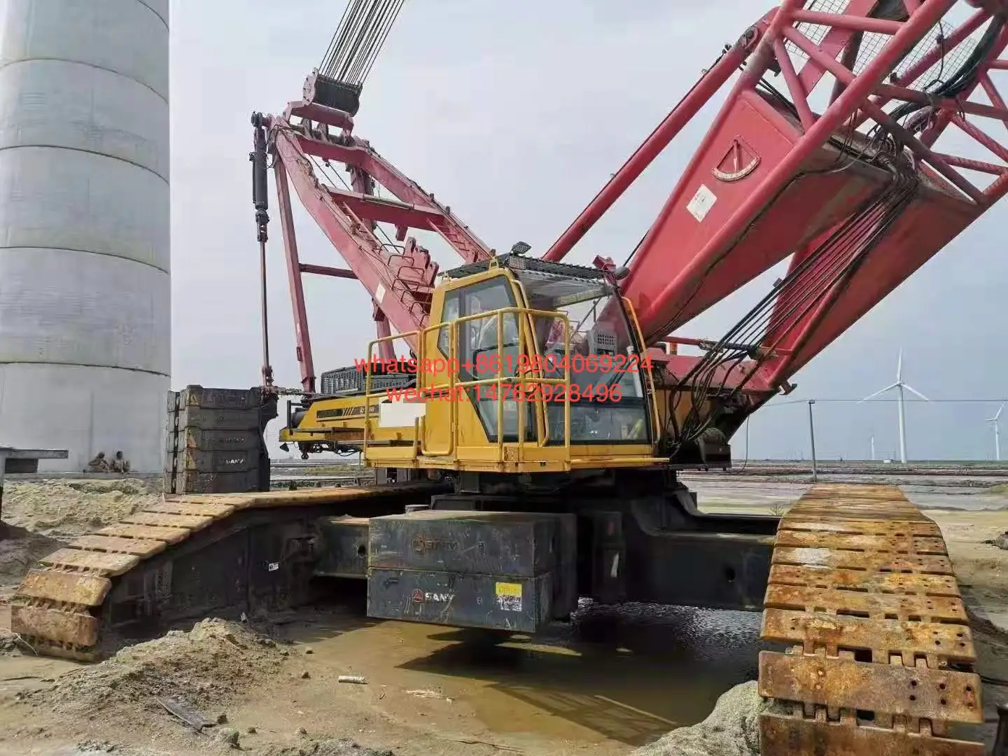 SANY.  Official  280  ton telescopic boom crawler  crane price for sale