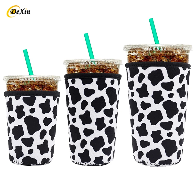 Custom 16OZ 24OZ 32OZ Neoprene Insulator Cup Sleeve Reusable Neoprene Reusable Iced Coffee Sleeve