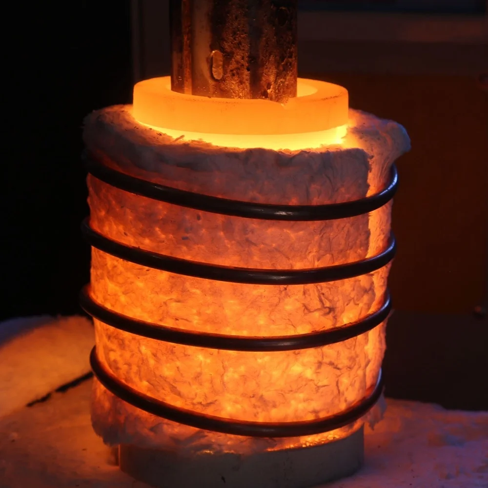 Small electric induction crucible melting machine furnace for melting gold silver copper steel iron