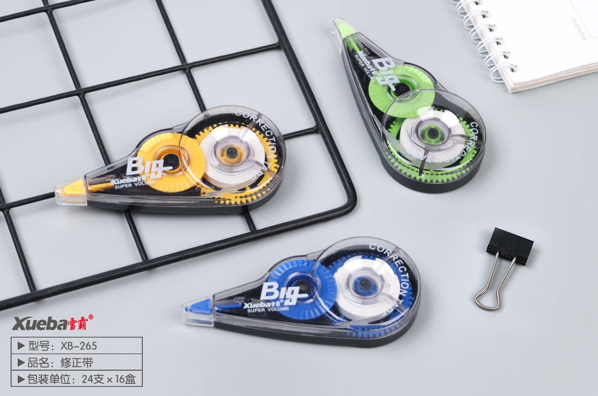 XB-265 Office And School Stationery Supplies Daisy mini Correction Tape Easy To Use Applicator For Instant Correction tape