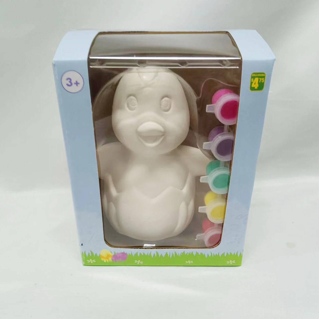 Decorate Your Own Painting Kids Set 6 Pots of Paint Complete Plaster