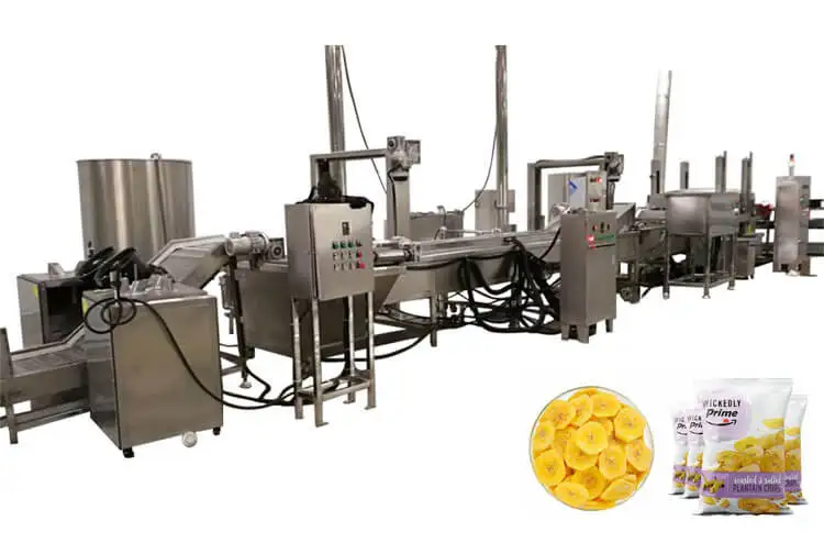 Fried French Chips Making Machine Equipment for Potato Chips Production Line