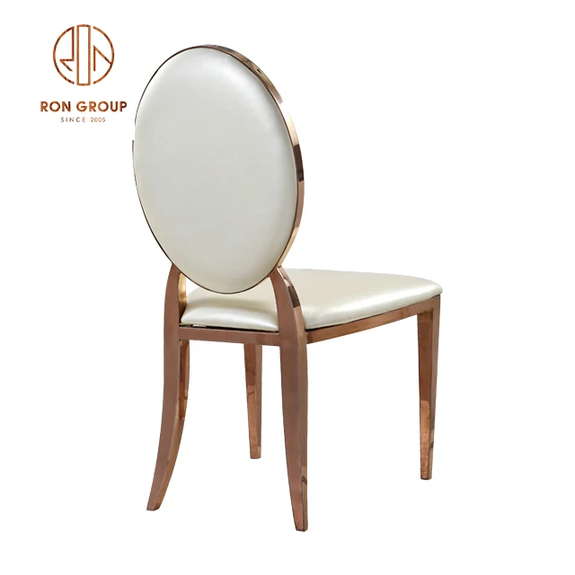 stainless steel white antique chiavari chair for wedding reception